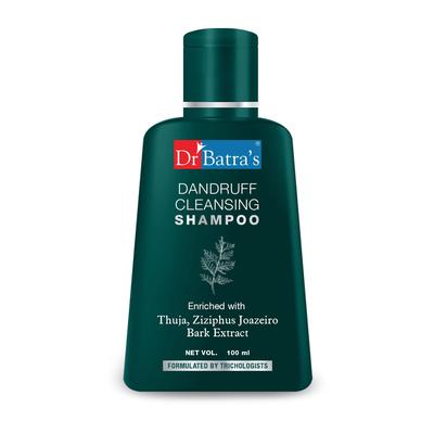 Dr Batra's Dandruff Cleansing Shampoo 100 Ml Pack of 1 - Anti-Flake Hair Care for All Hair Types