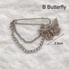 Butterfly Waist Cinching Chain Waist Belt Women's Decoration Hundred with Decorative Jeans Skirt Pant Waist
