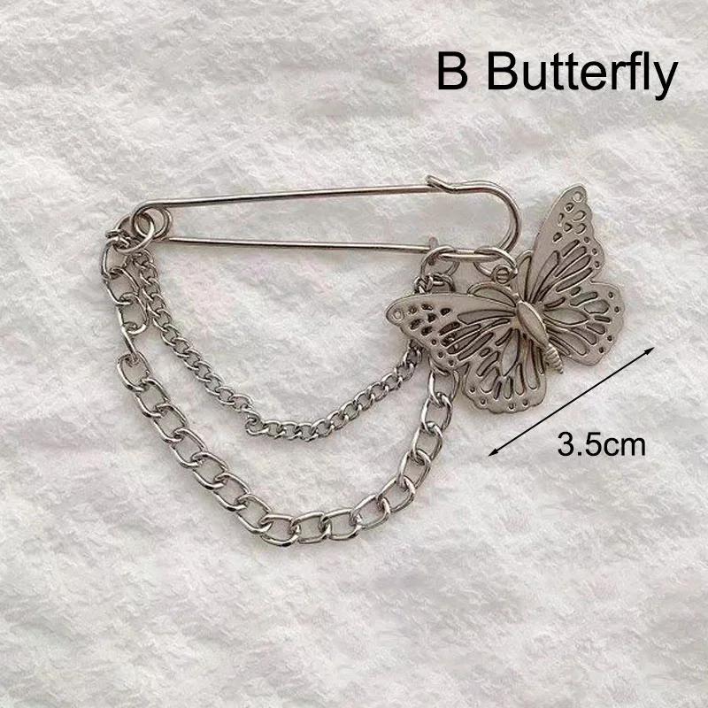 Butterfly Waist Cinching Chain Waist Belt Women's Decoration Hundred with Decorative Jeans Skirt Pant Waist
