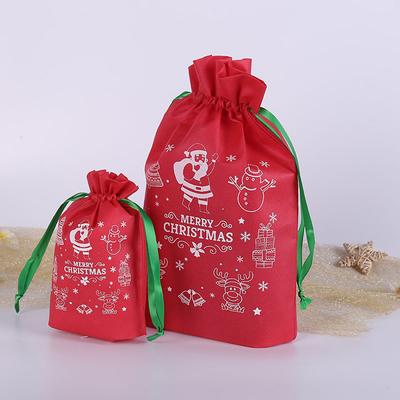 Saco de Doces de Natal 2023 Saco de Presente do Papai Noel Decoração de Natal Para Casa Floco de Neve Noel Saco de Presente Suportes para Embrulho de Natal Ano Mais Recente