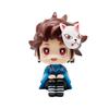 Anime Demon Slayer Kamado Tanjirou Kamado Nezuko Action-Charakter-Modell Spielzeugserie Puppe Kindergeburtstag/Weihnachtsgeschenk Spielzeug