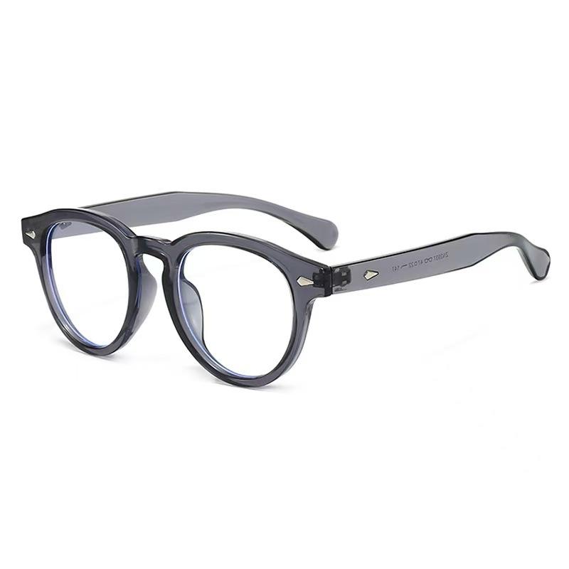 European and American new round frame rice nails light luxury simple fashion personalized street shooting men's and women's outdoor sunscreen versa