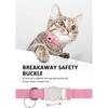 GPS Tracker for Cats Waterproof Pet Tracking Collar Anti-Lost Smart Locator with Safety Elastic Buckle Supports Android and iOS