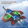 Multifunctional Aircraft Foam Stunt Glider Electric Fighter Remote Control Airplane Helicopter with Lights 2.4G Radio Fall Resistant Plane Toys Gifts