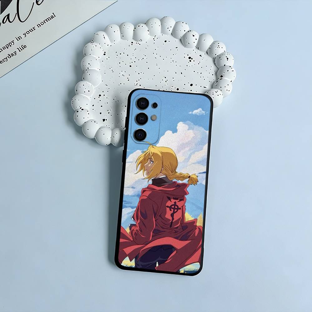 F-A-Fullmetal -Alchemist Phone Case For Samsung S25,S24,S21,S22,S23,S30,Ultra,S20,Plus,Fe,Lite,Black Soft Silicone