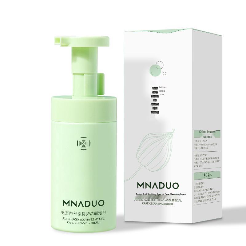 Amino Acid Soothing Bubble Mousse: Deep Cleansing, Gentle Makeup Remover, and Oil-Control Moisturizing Facial Cleanser for Women.