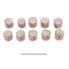 Flap Wheel Sanding Heads 12mm for Rotary Tools 10 Piece Set with 3mm Shank Grit Selection Includes 80 120 240 320 600