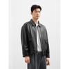 GXG Men's Sheepskin Vintage Leather Jacket