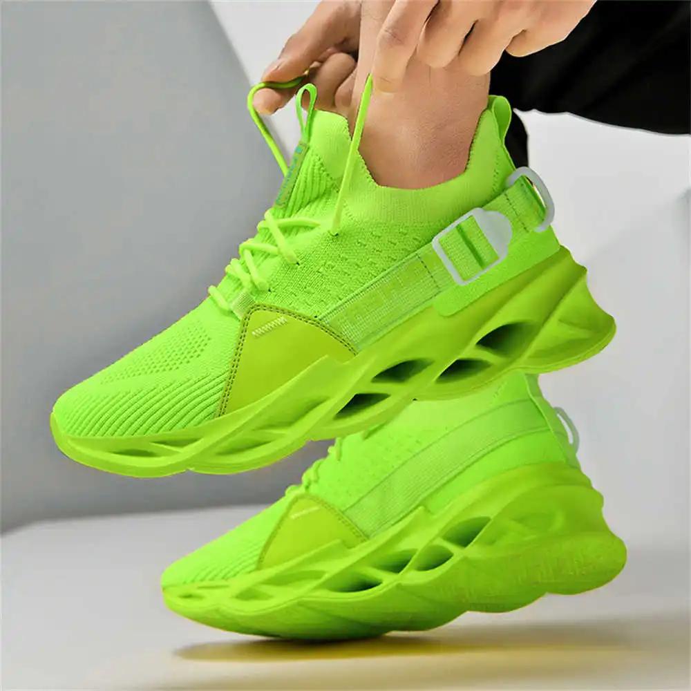 Size 41 Driving Flat Sneakers Man Casual Orange Shoes Man Boot Without Heel Sports All Brand Tenes Mascolino Dropshiping