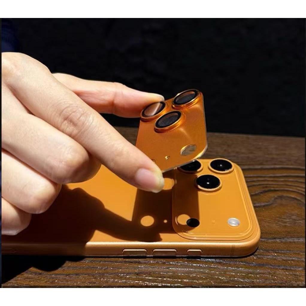 Full Cover Metal Camera Protection Glass For IPhone 17 Pro Max Lens Cover Glass For IPhone 17 pro Lens Metal Ring Film
