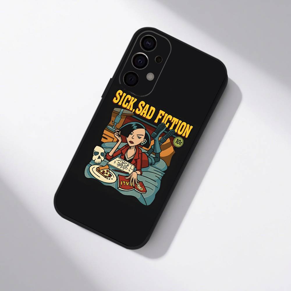 Daria Cool Girl Fashion Phone Case For Samsung S25,S24,S21,S22,S23,S30,Ultra,S20,Plus,Fe,Lite,5G Black Cover