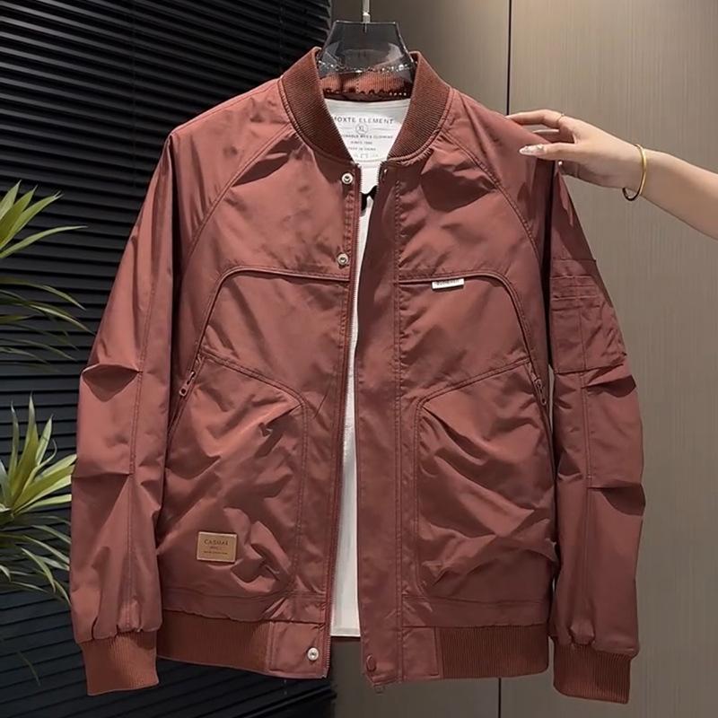 Men's Baseball Jacket Spring and Autumn Fashion Versatile Casual Jacket