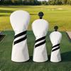 3-teiliges Golfschlägerhauben-Set Sportliche Haube mit langem Hals Langlebig für Golfer
