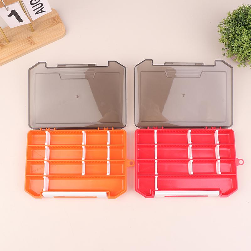 Single Layer Fishing Gear Box Portable Lure Box Fake Bait Soft Bait Box Accessories Box Supplies Parts Storage Box Tool Box