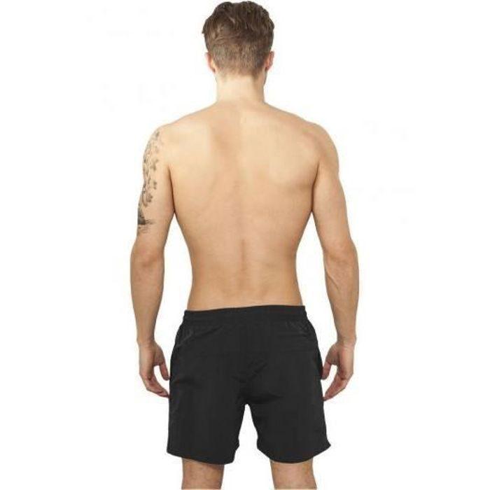Short de Bain - Urban Classics - Block Swim - Noir - Imperméable - Respirant