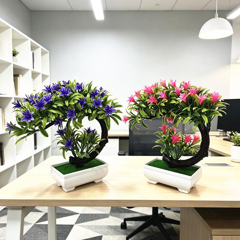 Lily Plant Artificial 3d Plastic Tabletop Decor For Home Office And Wedding Arrangements