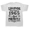 Novelty Vintage 1965 Funny 60 Years Old 60th T Shirts Streetwear Short Sleeve Birthday Gifts Summer Style T-shirt Mens Clothing