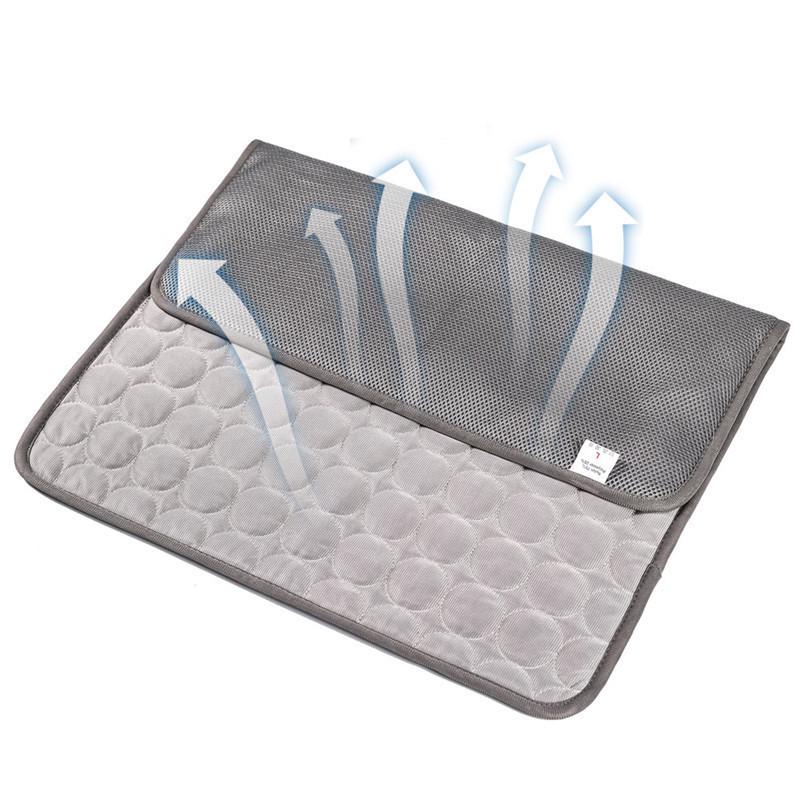 Summer Ice Silk Cooling Mat for Pets - Soft, Comfortable, and Breathable Mat for Cats and Dogs.