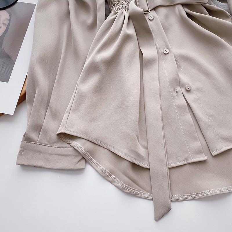 Shirt for Women Summer Oversize Cotton Loose Blouse Casual Long Sleeve Pullover Soft Loose Shirt Top