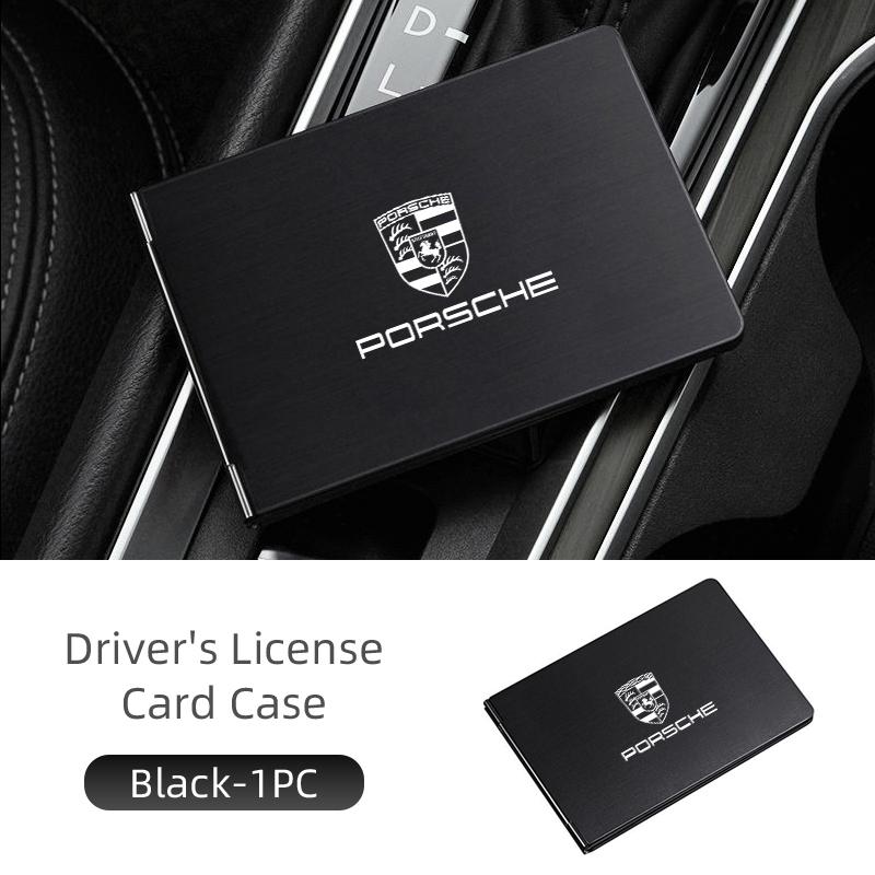 

Для автомобиля Porsche Антиугонный Держатель ID-карт и Кредитных Карт Металлические Кошельки Карманный Кейс Macan Cayman 911 918 996 997 991 968 Carrera-GT