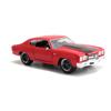 Jada Fast & Furious Diecast Car Dom's Chevy Chevelle SS 1:24 1970 Chevrolet Chevelle Red Black