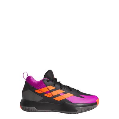 adidas Junior Cross Em Up Select Basketbalové boty Core Orange Velikost pro chlapce a Unisex velikosti, NKK21, Černá/Fialová Burst/Impact (IG6639), 24,0 cm, Dívky,