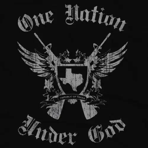 

One Nation Under God Texas Patriotic Christ Religion Mens TShirt Summer Cotton Short Sleeve ONeck Unisex T Shirt New S3XL S