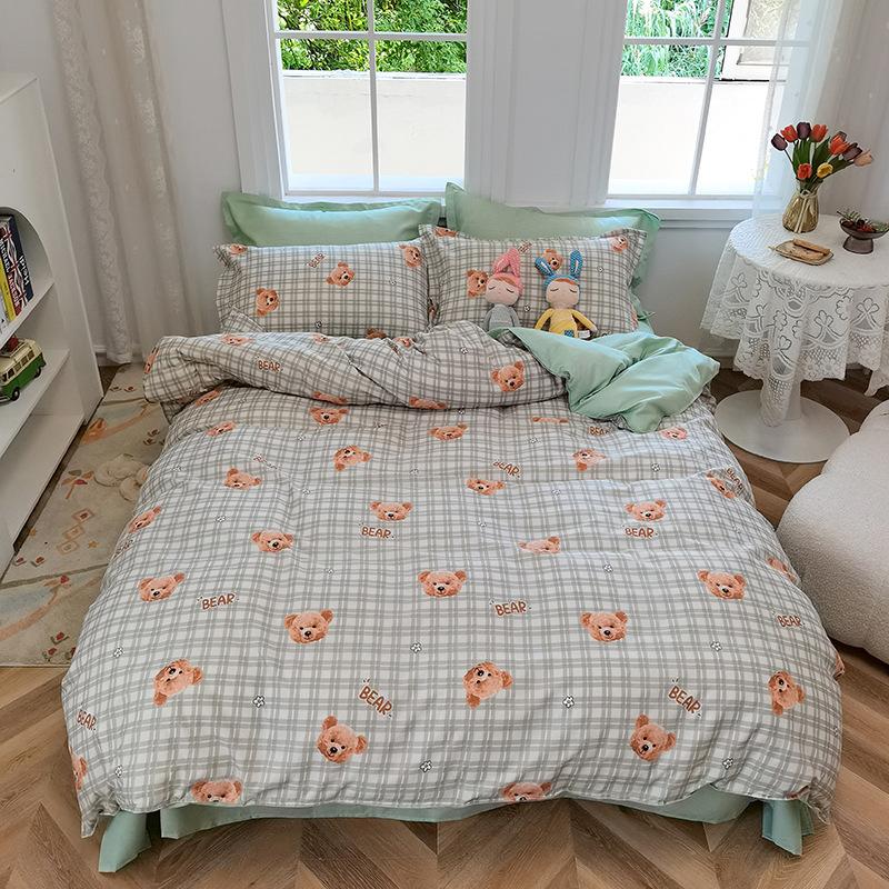 Four-piece Quilt Cover, Sheets, Bedding, Dormitory Three-piece Set
