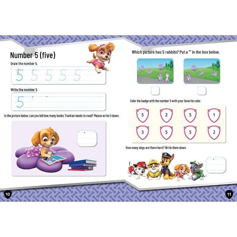 Paw Patrol Kindergarten Readiness 10-Book Set