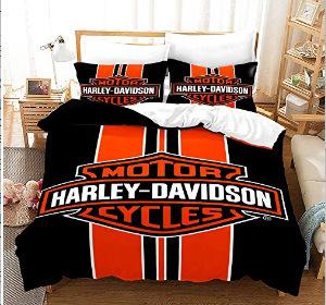 Eagle Motorcycle Series Bedding Three-piece Set