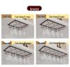 Wine Glass Rack - Upside Down Red Wine Goblet Hanging Storage & Home Decor