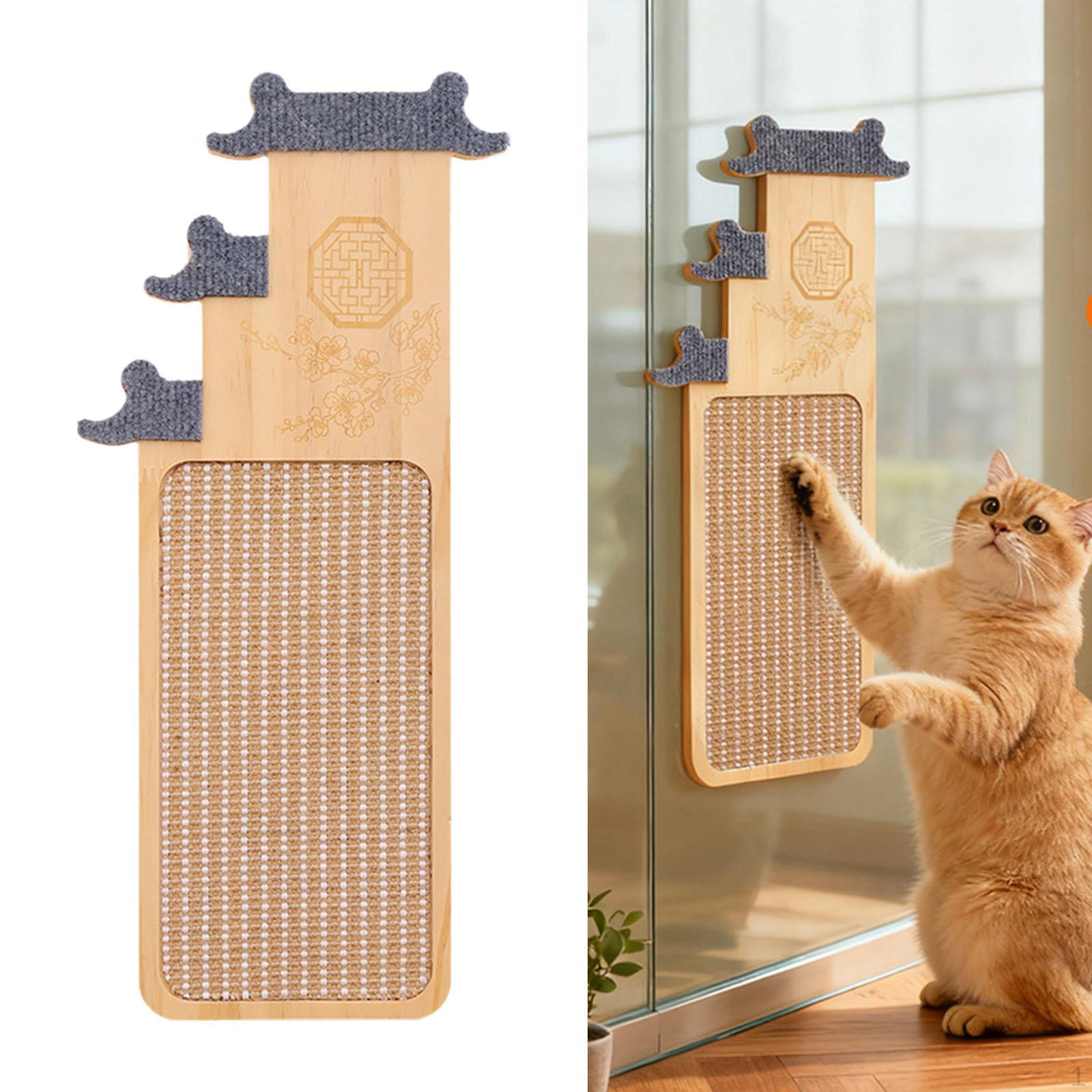 

Cat Scratching Pad Wall Mounted Entertainment, Vertical Scratch Furniture Protector for