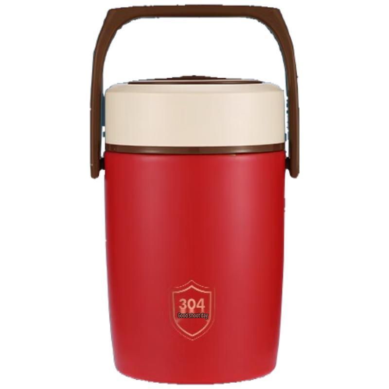 HOCUF H 304 Stainless Steel 3-Layer 2L Insulated Lunch Carrier