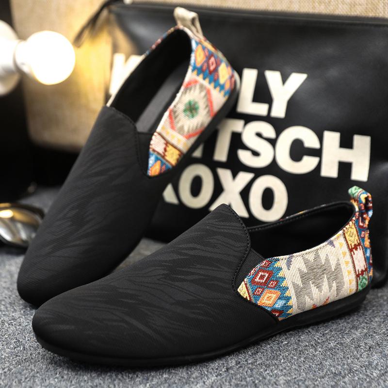 YRZL Loafers Men Big Size Slip On Anti Slip Shoes Lightweight Driving Casual Shoes Breathable Walking Shoes for Men Wide Width