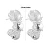 Elegant Clear Bead Earrings for Women Simple Design Lightweight and Comfortable Perfect for Daily Wear or Special Occasions