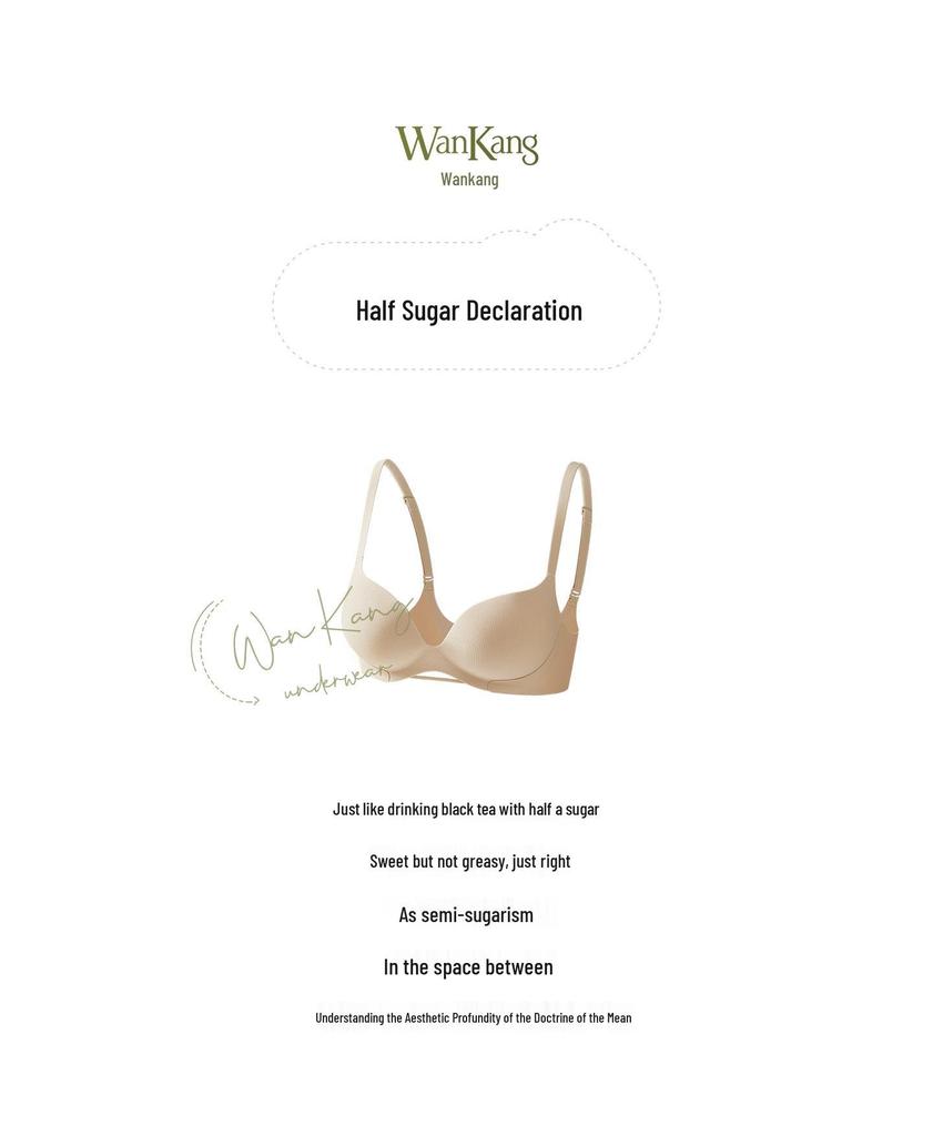 Women's Seamless Push-Up Bra: Enhances Bust, Supportive with Breathable Molded AB Cups