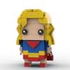 MOC Small-Particle Square-Head Series Wonder Woman Model – Educational Building Blocks, Collectible Figure, Gift & Decorative Piece