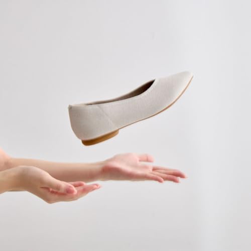 Himiko (Himiko) NICAL Washable V-Cut Knit Pumps / 544303 Silver 235