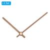 PATIKIL Clock Hand Replacement 4 Wooden Mechanical Movement Hand for Wall Clock DIY Home Art E2 Kit, Sets, Parts, 10-inch Repair, Decoration,