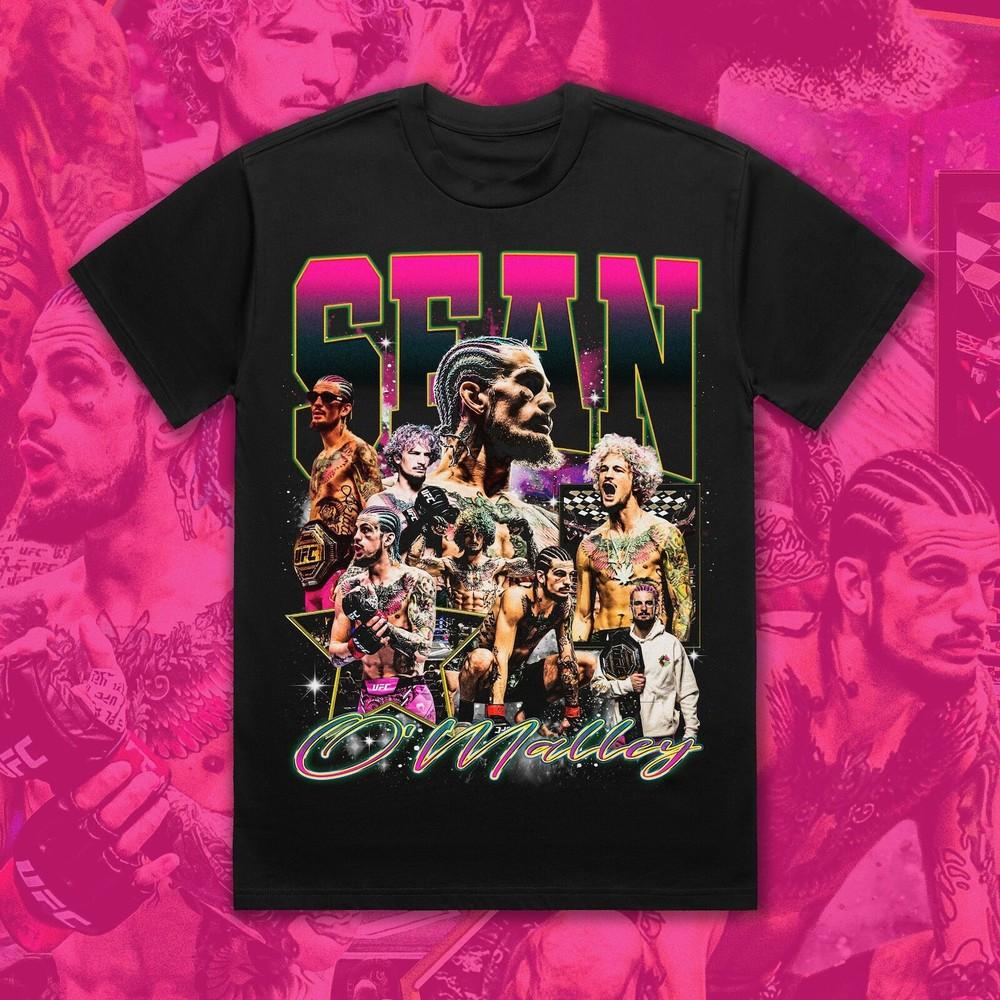 SALDI Maglietta Vintage Bootleg Stile Anni '90 Sean O'Malley UFC Suga Maglietta Unisex