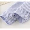 Boys' Cotton Shirts, Spring and Autumn Children's Handsome Striped Shirts, Korean Version of The Big Children's Outer Wear Long Sleeves