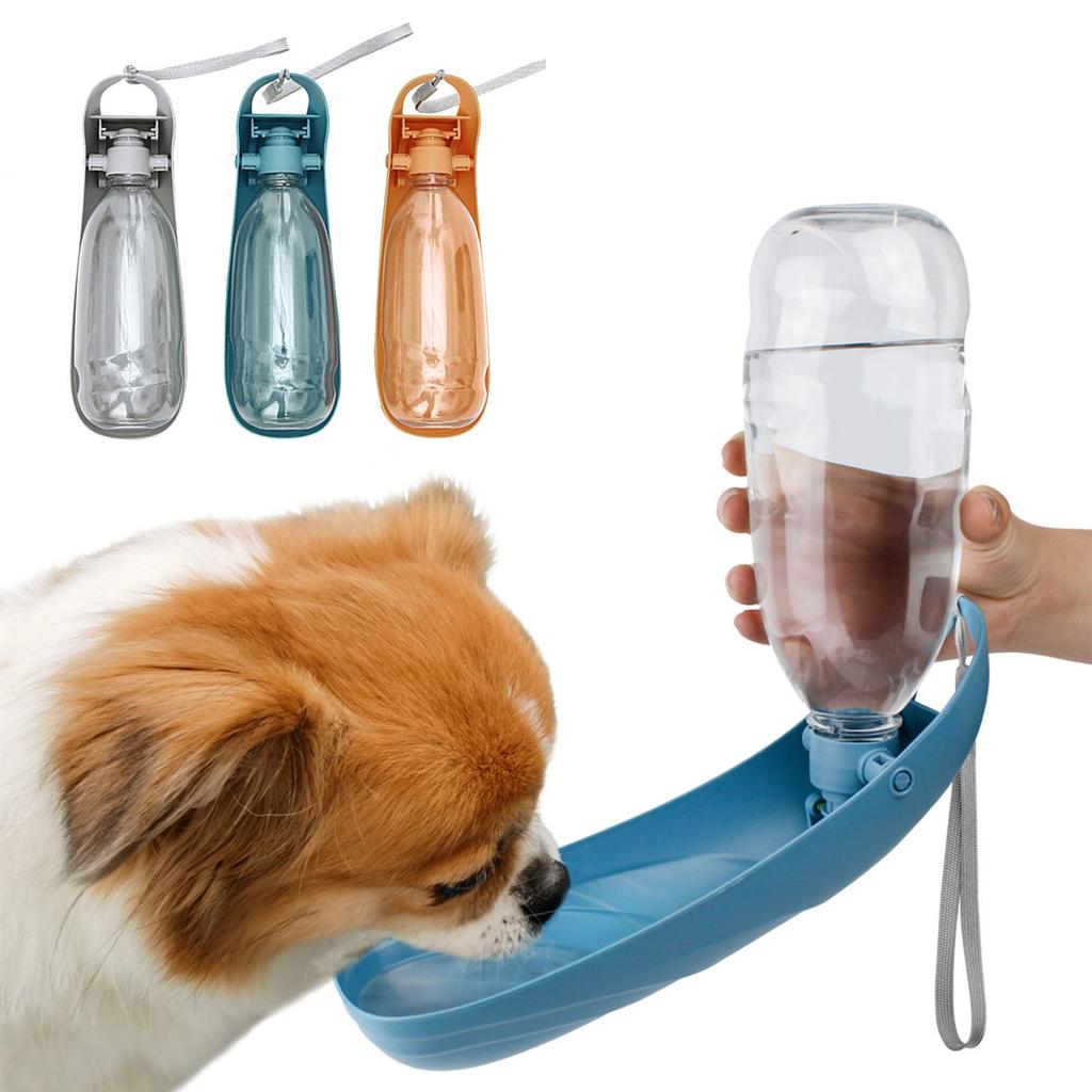 Dog Water Bottle Portable For Travel Water Dispenser With Food Container