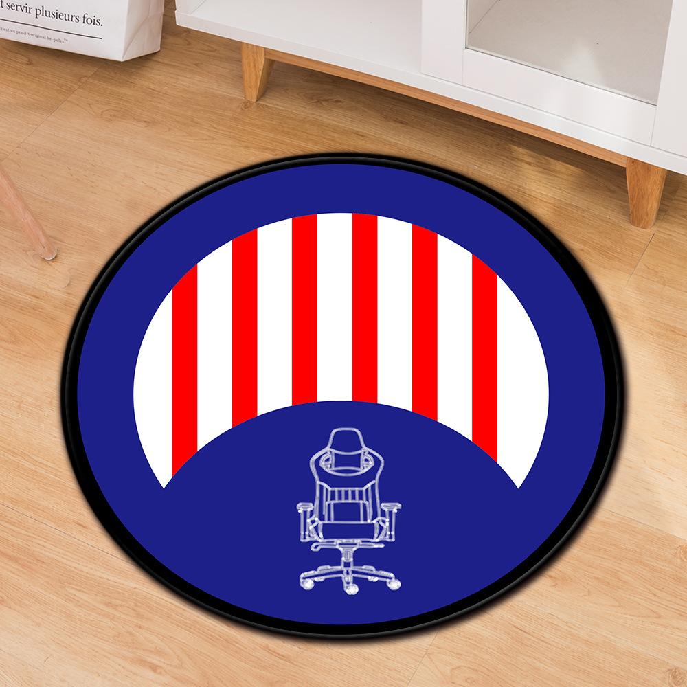 Simple Printed Carpet Computer Chair Mat Office Chair Floor Mat Door Mat Foot Mat