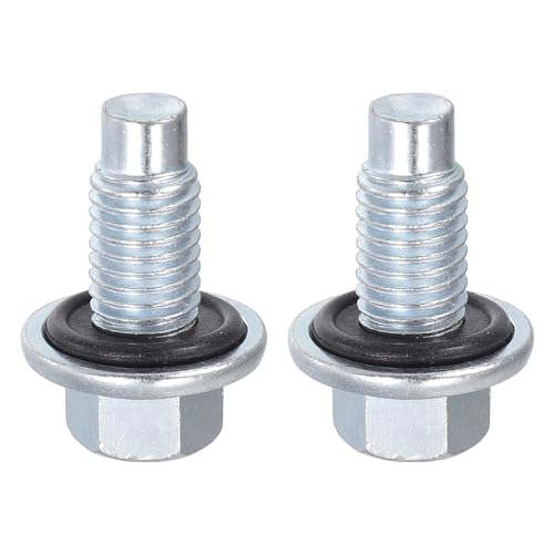 

Partuto Пробка сливного отверстия поддона Ремонт резьбы №11519933 - Болт сливного отверстия поддона - Металлический серебристый тон для Buick - 2 шт.