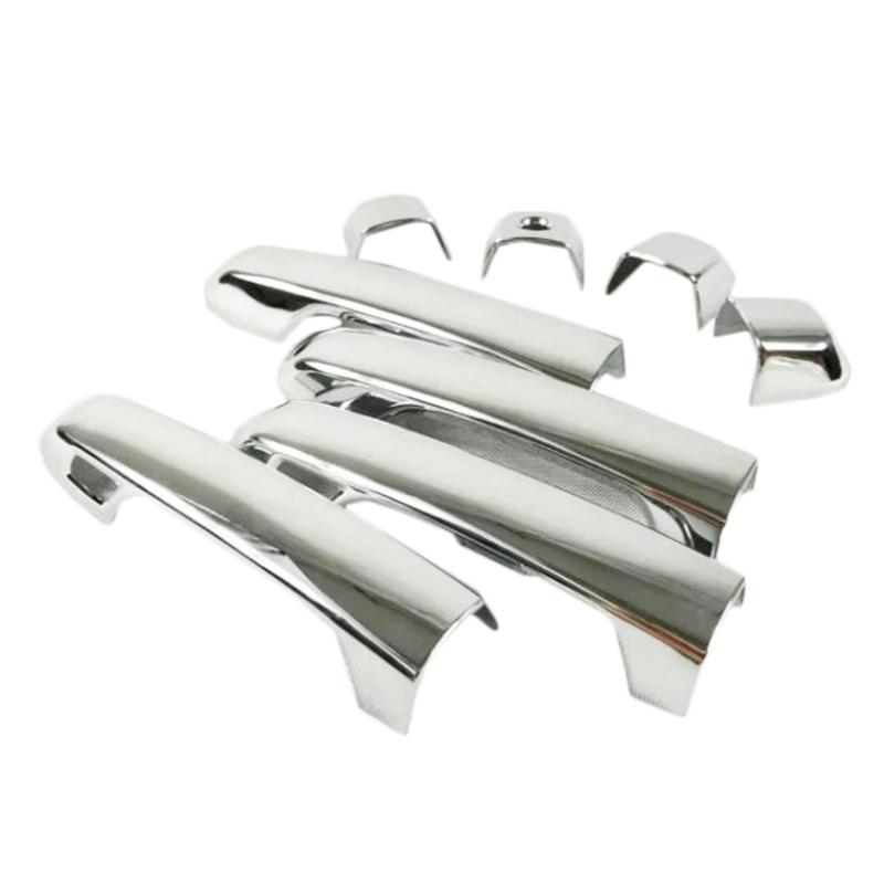 Accessories door handle cover Car door bowl pull chrome car-styling Exterior trim For Toyota Land Cruiser 200 2016- products