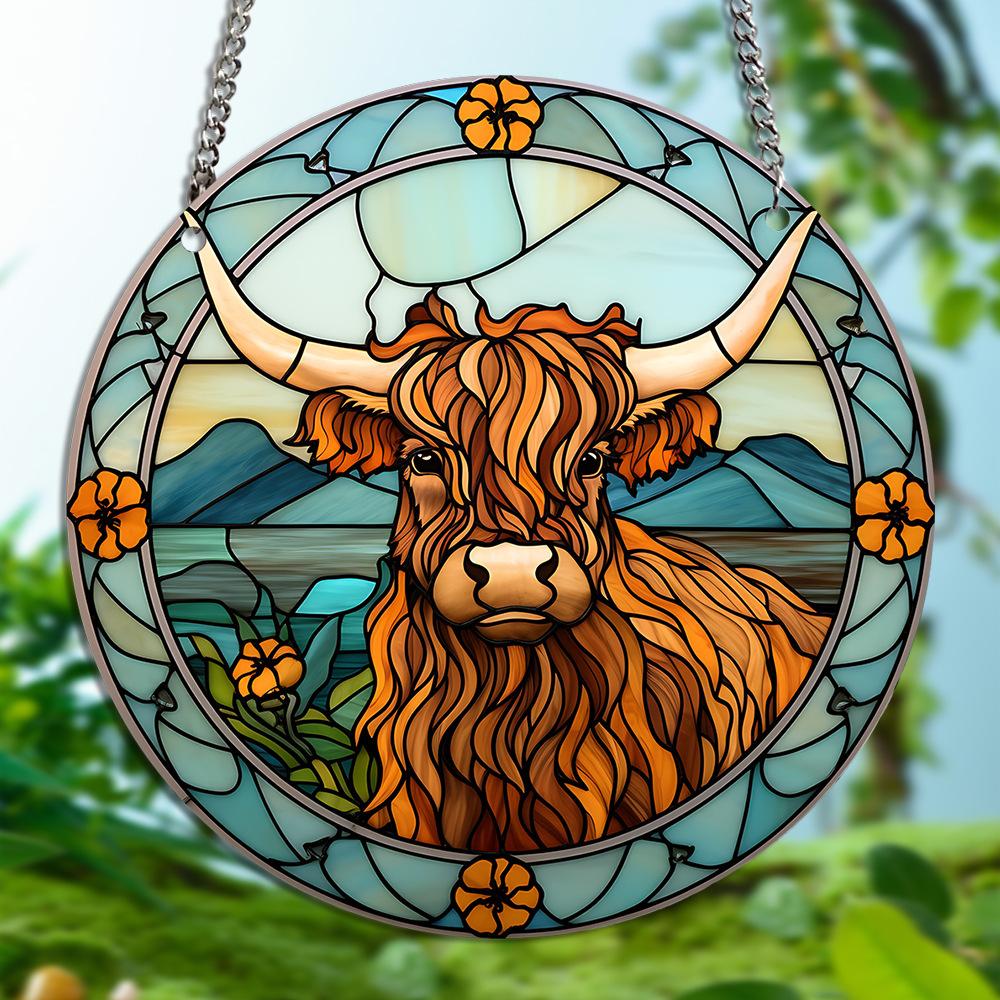 Personalized Butterfly Door Hanging Decor Acrylic Stain Glass Window Hanging Craft Colorful Bedroom Living Room Home Decoration