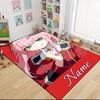 Custom Name "Flame Warrior's Name" Carpet Rug Customizable Soft Washable Anti-Slip Home Living Room Sofa Mats Personalized Rug. 0909149