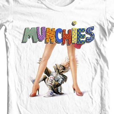 Munchies T-Shirt Retro 80S Sci Fi Critters Gremlins Graphic Tee Shit