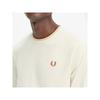 Fred Perry [baseline] Long Sleeve Twin Tip T shirT   Ecru Honeycomb Marmalade Afpm2439602 X01 qzgAfpm2439602 X01