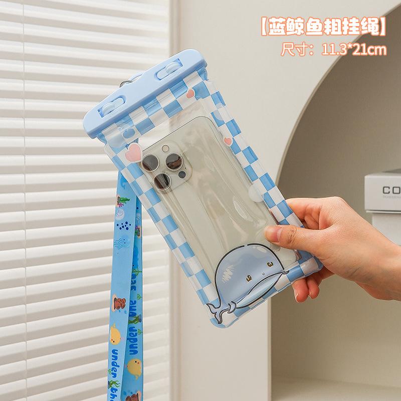 7.2 Inch Waterproof Phone Pouch Drift Diving Swimming Bag Underwater Dry Bag Case Cover For Phone Water Sports Beach Pool Skiing